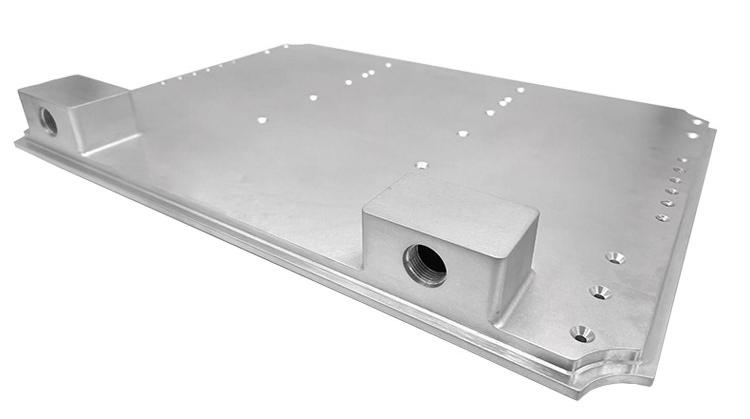 Aluminum alloy brazed liquid cooling plate