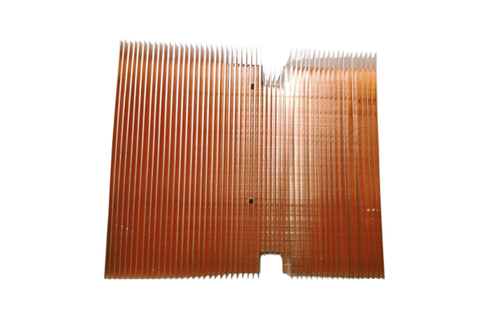 copper high power skived heat sink