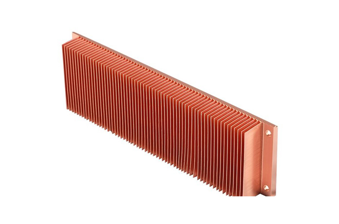 Skived fin heat sink for electric vehicles